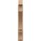Ekena Millwork 6-in W x 30-in D x 42-in H Balboa Block Rough Cedar Woodgrain TimberThane Outlooker, Primed Tan OUTUR060X30X42BOA44RCPR - alternate 2